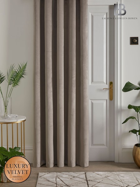 Laurence Llewelyn-Bowen Natural Montrose Blackout Thermal Eyelet Single Set (N14472) | €61
