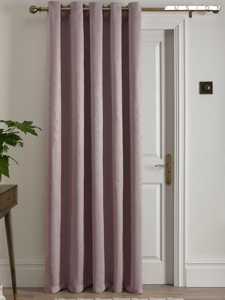 Fusion Strata Room Darkening Woven Eyelet Single Door Curtains (N14505) | 27 €