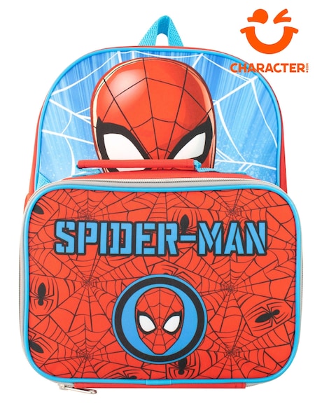Character Spiderman Backpack & Lunch Bag Set (N14838) | ‏62 ر.ق.