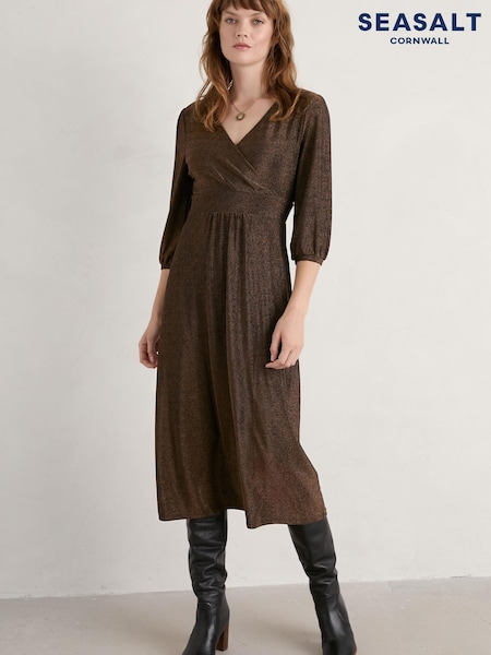 Seasalt Cornwall Dewpearl Sparkly Jersey Dress (N14860) | €43