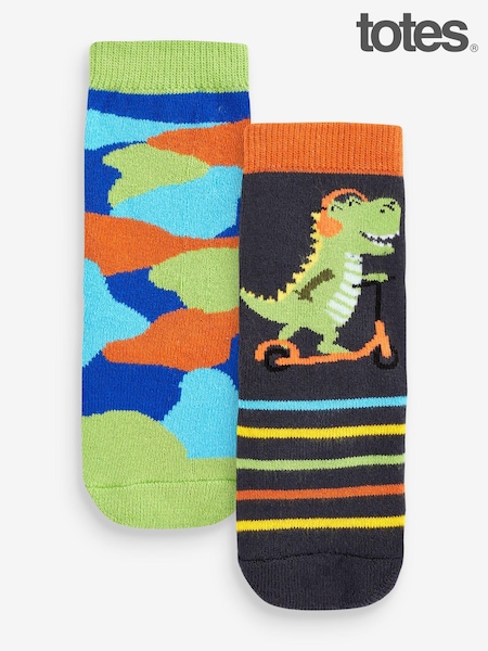 Schwarz - Totes Toasties Childrens Original 2 Pack Socks (N15219) | 16 €
