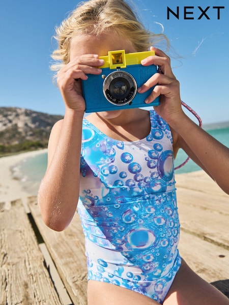 Blaue Blase - Sports Swimsuit (3-16yrs) (N16102) | 3 € - 4 €