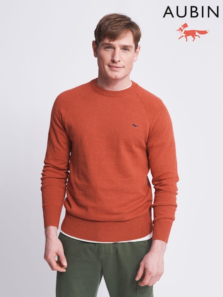 Aubin Collum Cotton Crew Neck Jumper (N16261) | €50