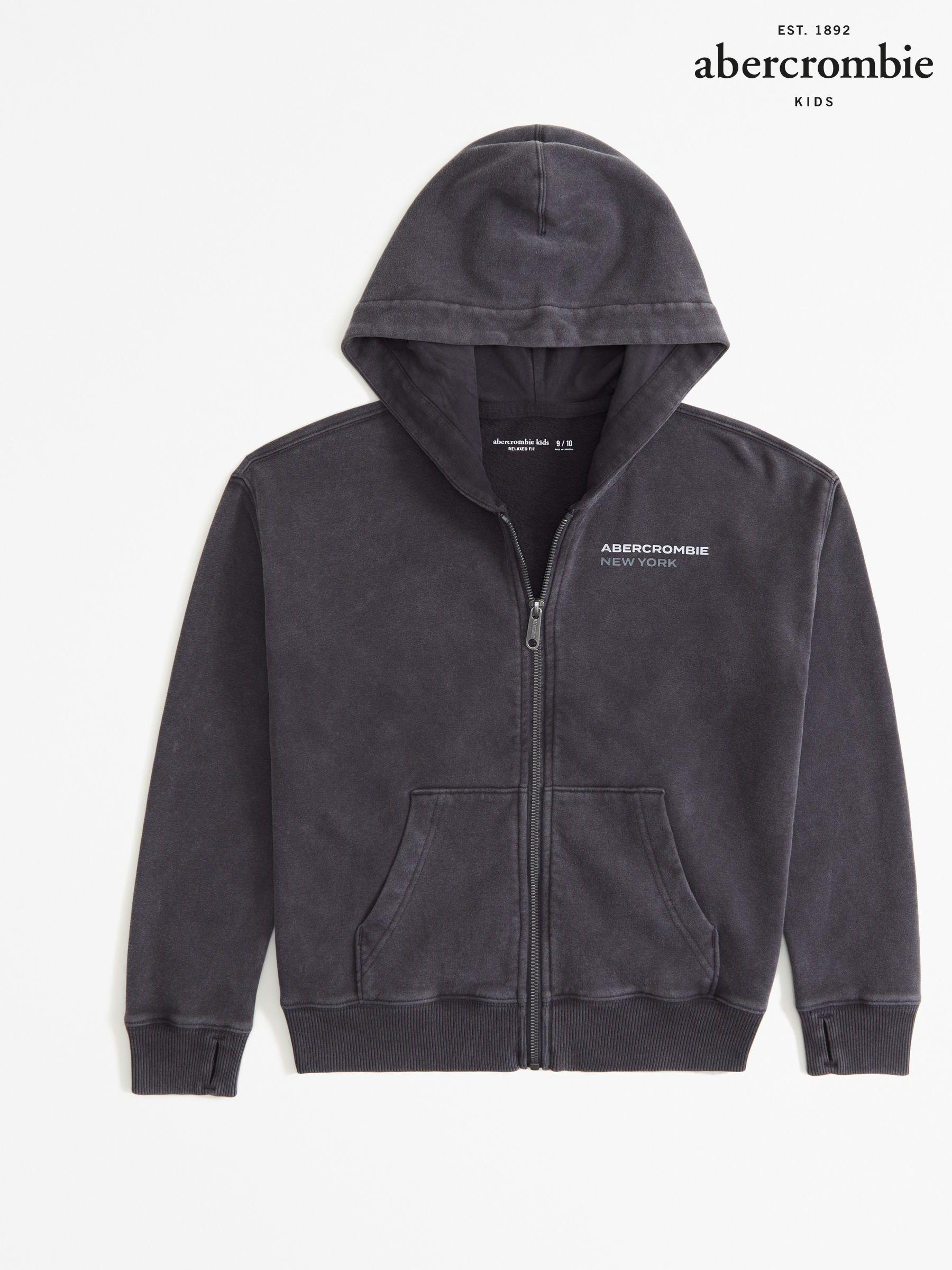 Abercrombie Fitch Grey Long Sleeve Casual Hoodies Next Luxembourg