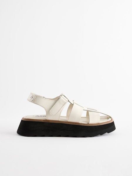 ASRA London Maddison Nubuck Leather Slip-On Brown Sandals (N16727) | €53