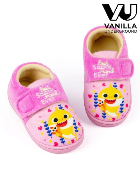 Vanilla Underground Pink Baby Shark Baby Shark Winter Slippers (N16739) | €20