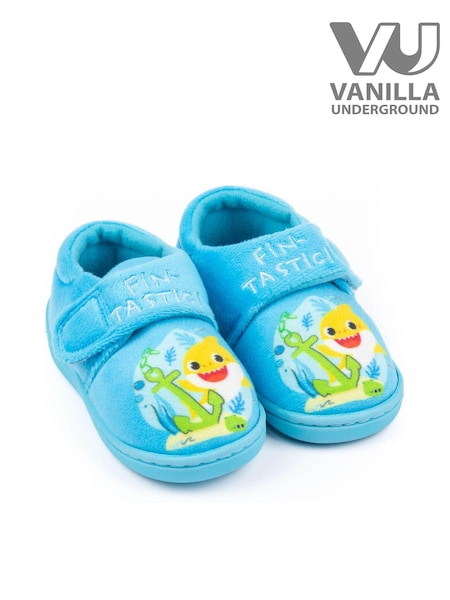 Vanilla Underground Blue Baby Shark Winter Slippers (N16740) | $32
