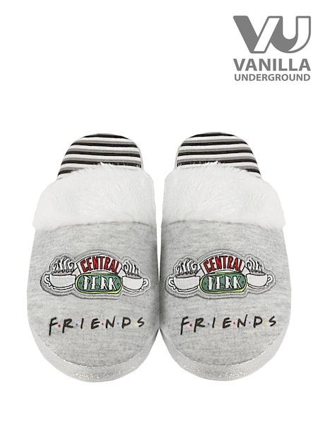 Vanilla Underground Grey Friends Womens Winter Mule Slippers (N16745) | 99 QAR