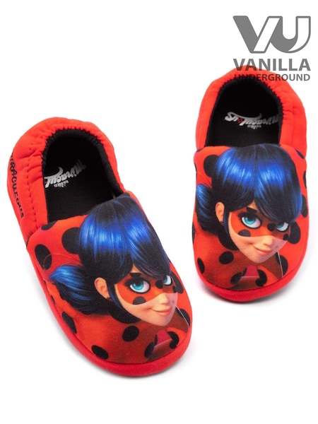 Vanilla Underground Red Miraculous Winter Slippers (N16758) | €9