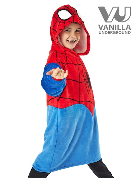 Vanilla Underground Red Spiderman Blanket Hoodie (N16767) | 134 QAR