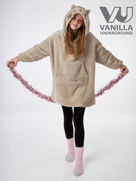 Vanilla Underground Brown Pusheen Girls Blanket Hoodie (N16768) | €39