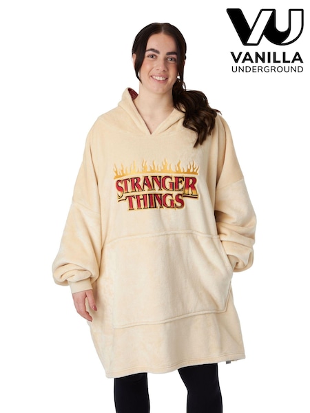 Vanilla Underground Cream Stranger Things Adult Blanket Hoodie (N16771) | €58