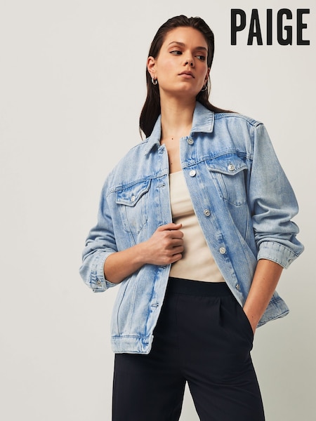 Paige Blue Felix Let Down Hem Fifi Distressed Jacket (N16863) | €165