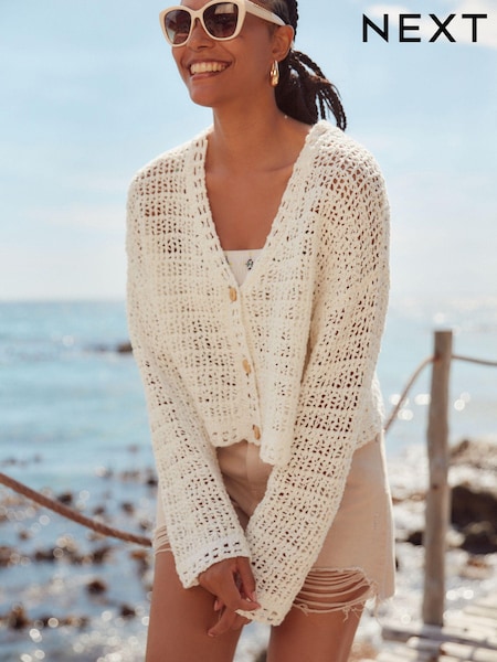 Bela - Stitch Button Through Cardigan (N17066) | € 22