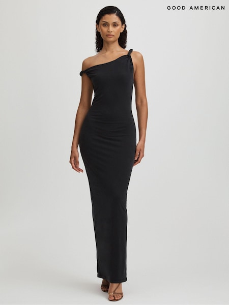 Good American Good American Twisted Strap Jersey Maxi Dress (N17110) | €354