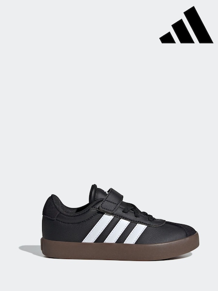 أسود/بني فاتح - Adidas Vl Court 3.0 Trainers (N17127) | ‏18 ر.ع.‏