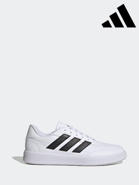 adidas White/Black Courtblock Trainers (N17454) | R$ 495