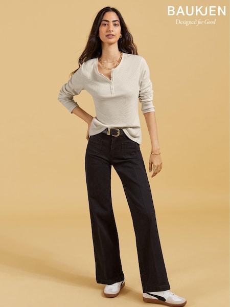 Baukjen Lou Organic Black Jeans (N17553) | $151