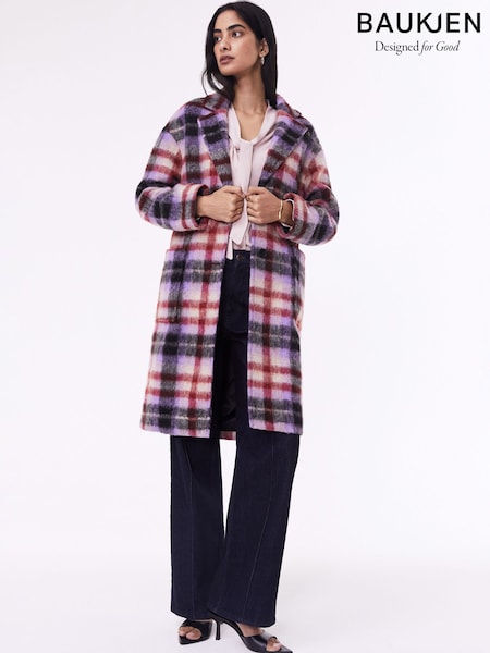 Baukjen Purple Navya Recycled Coat (N17558) | €104