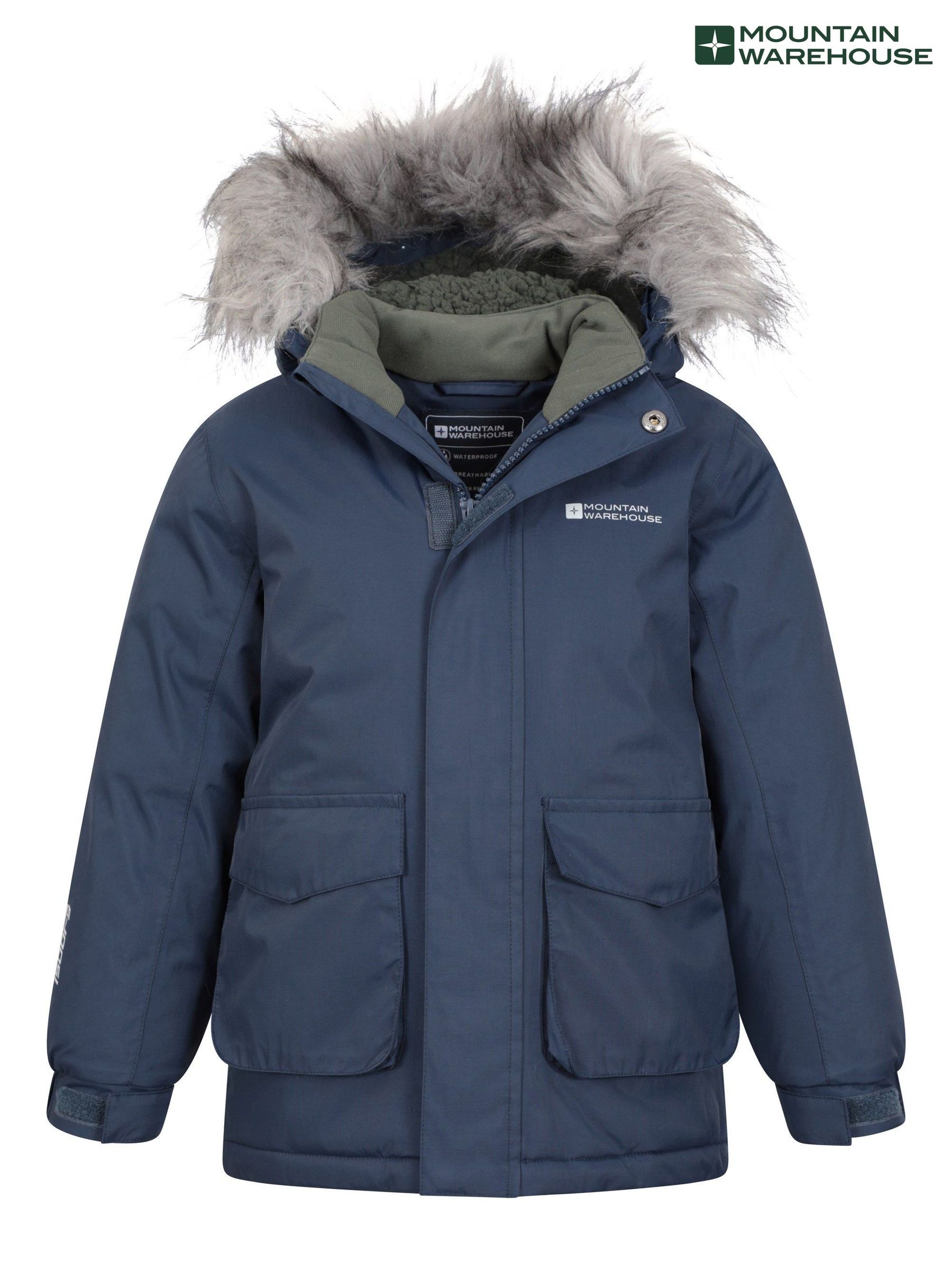 Boys Blue Hooded Shower Resistant Jackets Next Luxembourg