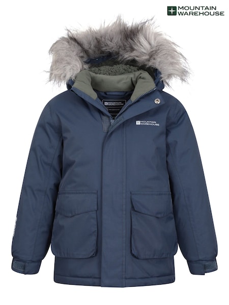 Синій - Звичайна водонепроникна дитяча куртка Mountain Warehouse Ranger (N18171) | 2 704 грн