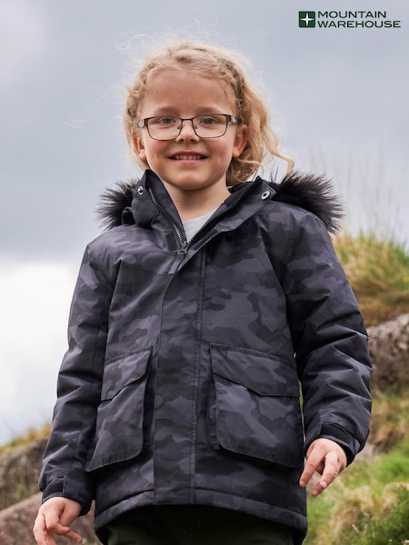 Mountain Warehouse Green Ranger Printed Kids Water Resistant Jacket (N18172) | R$ 485
