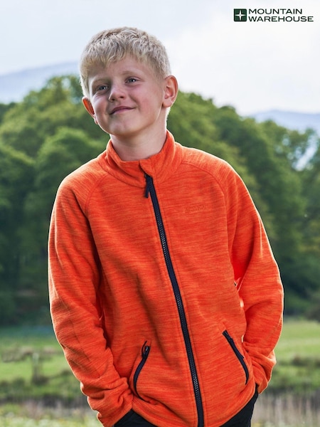 Mountain Warehouse Orange Snowdonia II Kids Full Zip Fleece (N18179) | €32