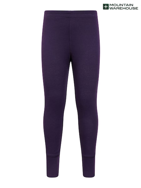 Mountain Warehouse Purple Talus Kids Thermal Trousers (N18182) | 89 QAR