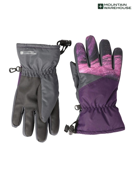 Mountain Warehouse Extreme Kids Waterproof Printed Ski Gloves (N18184) | €15