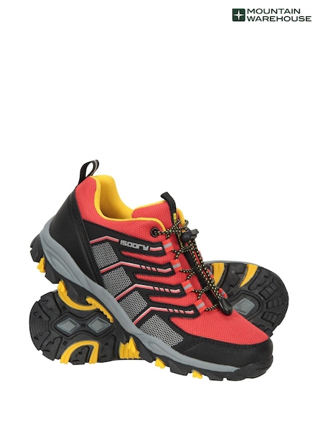 Mountain Warehouse Red Kids Bolt Active Waterproof Shoes (N18192) | ₪186