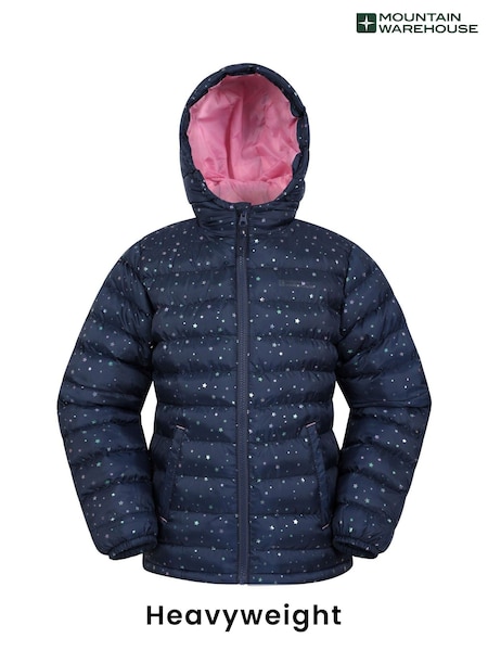 Mountain Warehouse Blue Seasons Kids Printed Water-Resistant Padded Jacket (N18238) | AED186