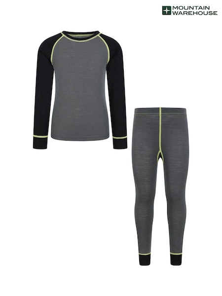 Mountain Warehouse Kids Merino Ii Thermal Top And Joggers Set (N18245) | €61