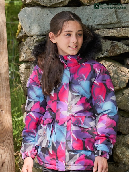 Mountain Warehouse Multi Colour Ranger Printed Kids Water Resistant Jacket (N18256) | kr700