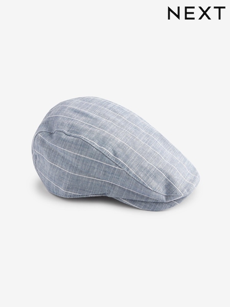 Blue Stripe Flat Cap (1-16yrs) (N18386) | AED25 - AED39
