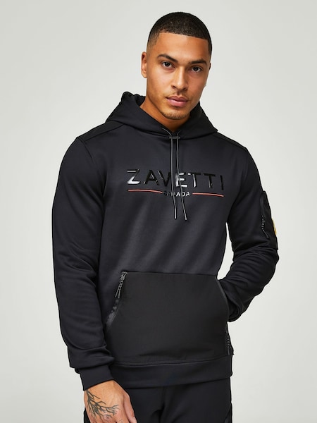 Zavetti Canada Daletto Oth Hood Black Jacket (N18397) | €41.50