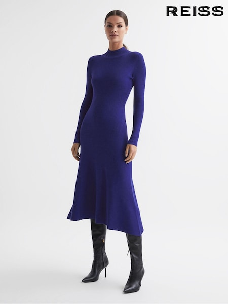 Reiss Chrissy Knitted Bodycon Midi Dress (N18493) | ‏1,282 د.إ.‏