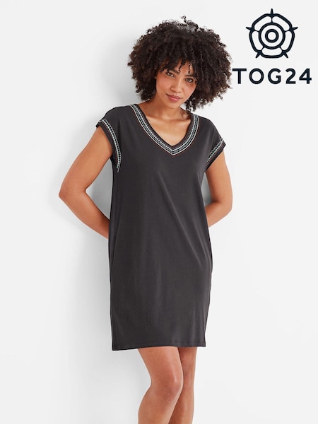 Tog 24 Black 100% Cotton Nicolette Dress (N18642) | €26