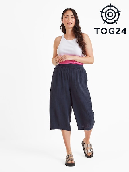 Tog 24 Blue Whitney 100% Cotton Trousers (N18766) | €25