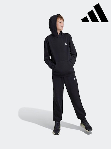 adidas Black Kids Essentials Small Logo Feel Cozy Fleece Joggers (N20169) | 79 QAR