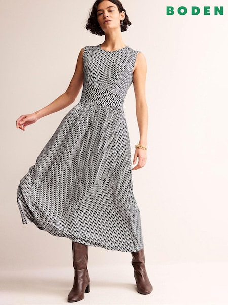 Boden Blue Petite Thea Sleeveless Midi Dress (N20228) | €66