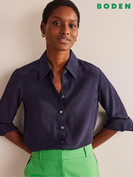 Boden Blue Ground Sienna Linen Shirt (N20260) | 6,609 UAH