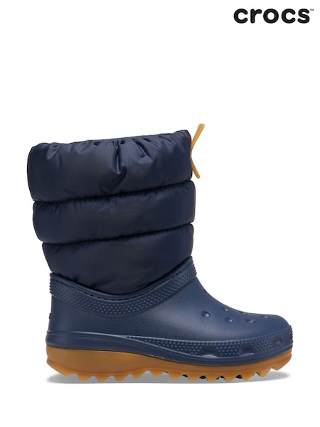 Crocs Blue Toddler Classic Neo Puff Snow Boots (N20356) | kr714