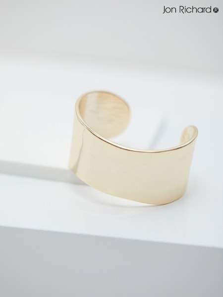 Jon Richard Gold Hammered Cuff Bracelet (N20473) | kr400