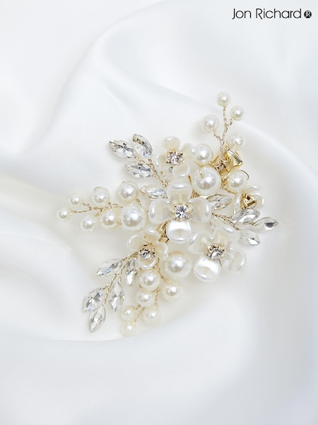 Jon Richard Gold Floral Hair Clip (N20540) | €44