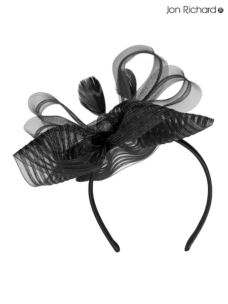 Черный - Jon Richard Hat Fascinator (N20561) | €53