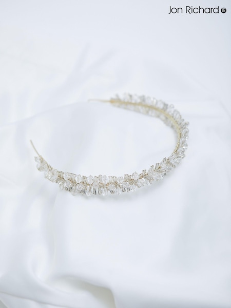 Jon Richard Gold Embellished Bead Headband (N20583) | 198 QAR