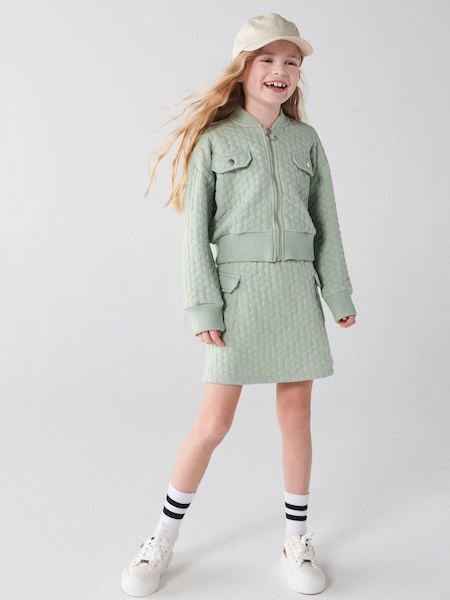 River Island Girls Quilted Bomber Skirt Set (N20919) | € 17