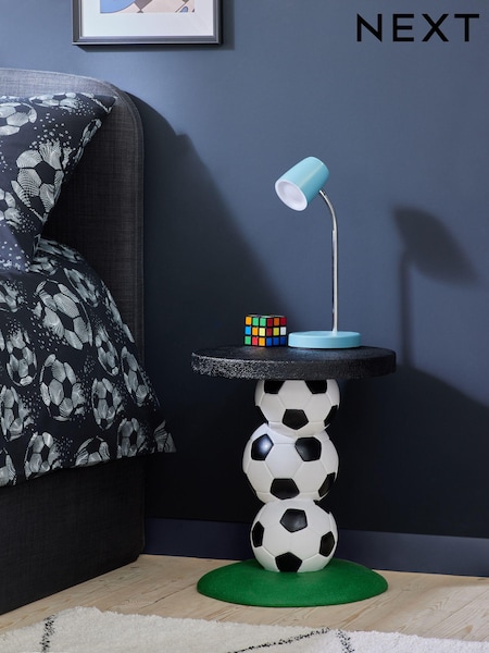 Black/White Football Kids Bedside Table (N21044) | €160