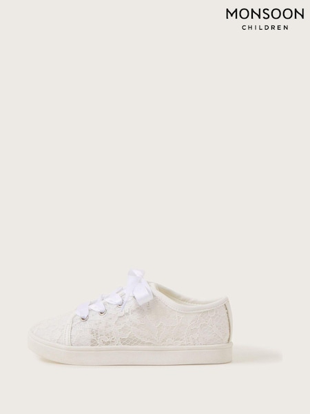 Monsoon Lace Bridal Trainers (N21047) | € 20 - € 23