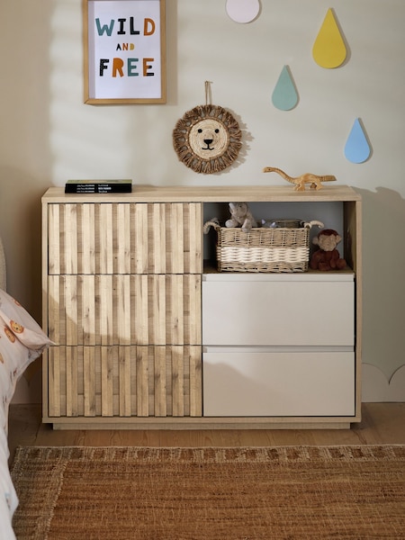 Light Oak Effect Kids Oslo Bronx Chest of Drawers (N21051) | €550